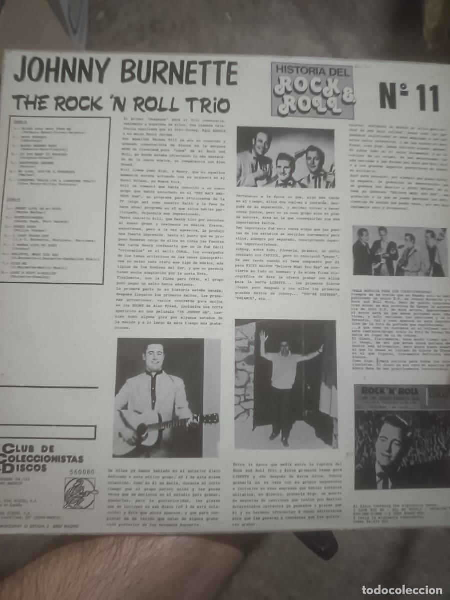 Discos de vinilo: DISCO LP JOHNNY BURNETTE - Foto 2