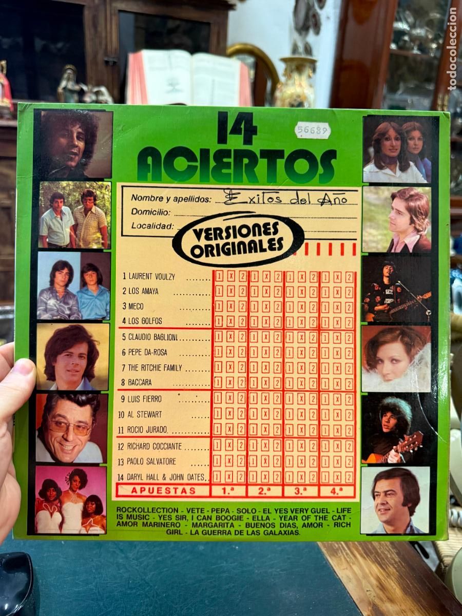 Discos de vinilo: LP 14 ACIERTOS - EXITOS DEL A&Ntilde;O - Foto 1