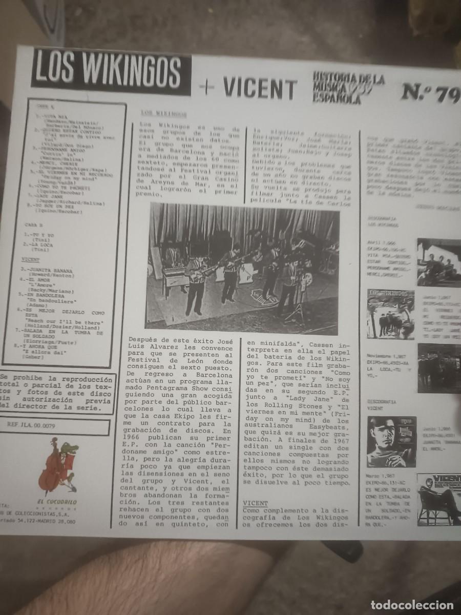 Discos de vinilo: DISCO LP LOS VIKINGOS - Foto 2
