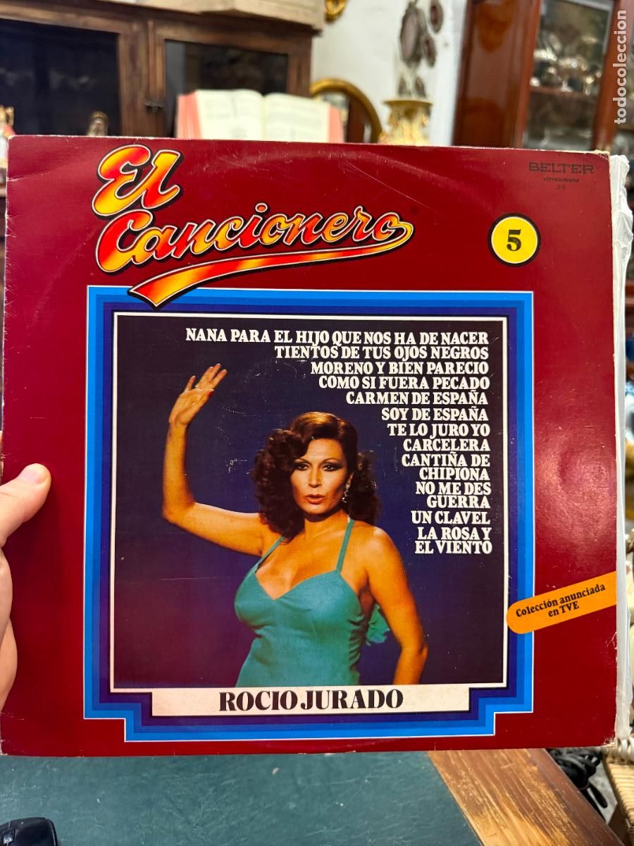 Discos de vinilo: LP ROCIO JURADO - EL CANCIONERO