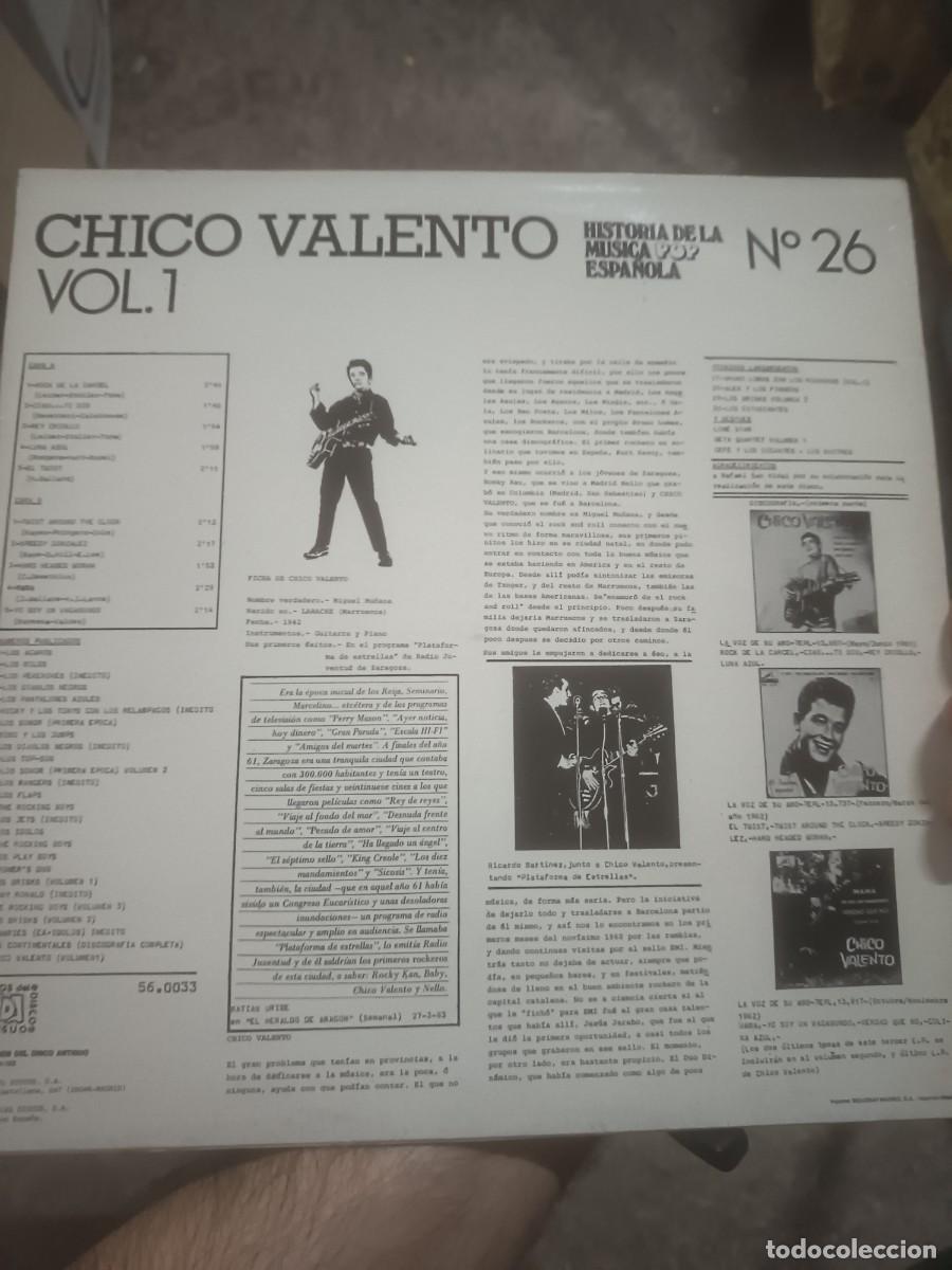 Discos de vinilo: DISCO LP CHICO VALENTO - Foto 2