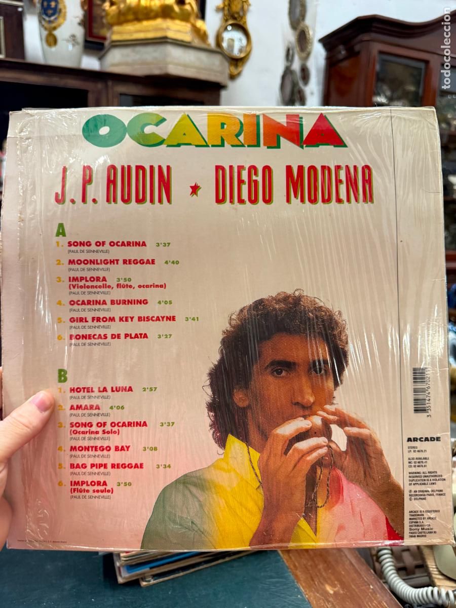 Discos de vinilo: LP DIEGO MODENA - OCARINA - Foto 2