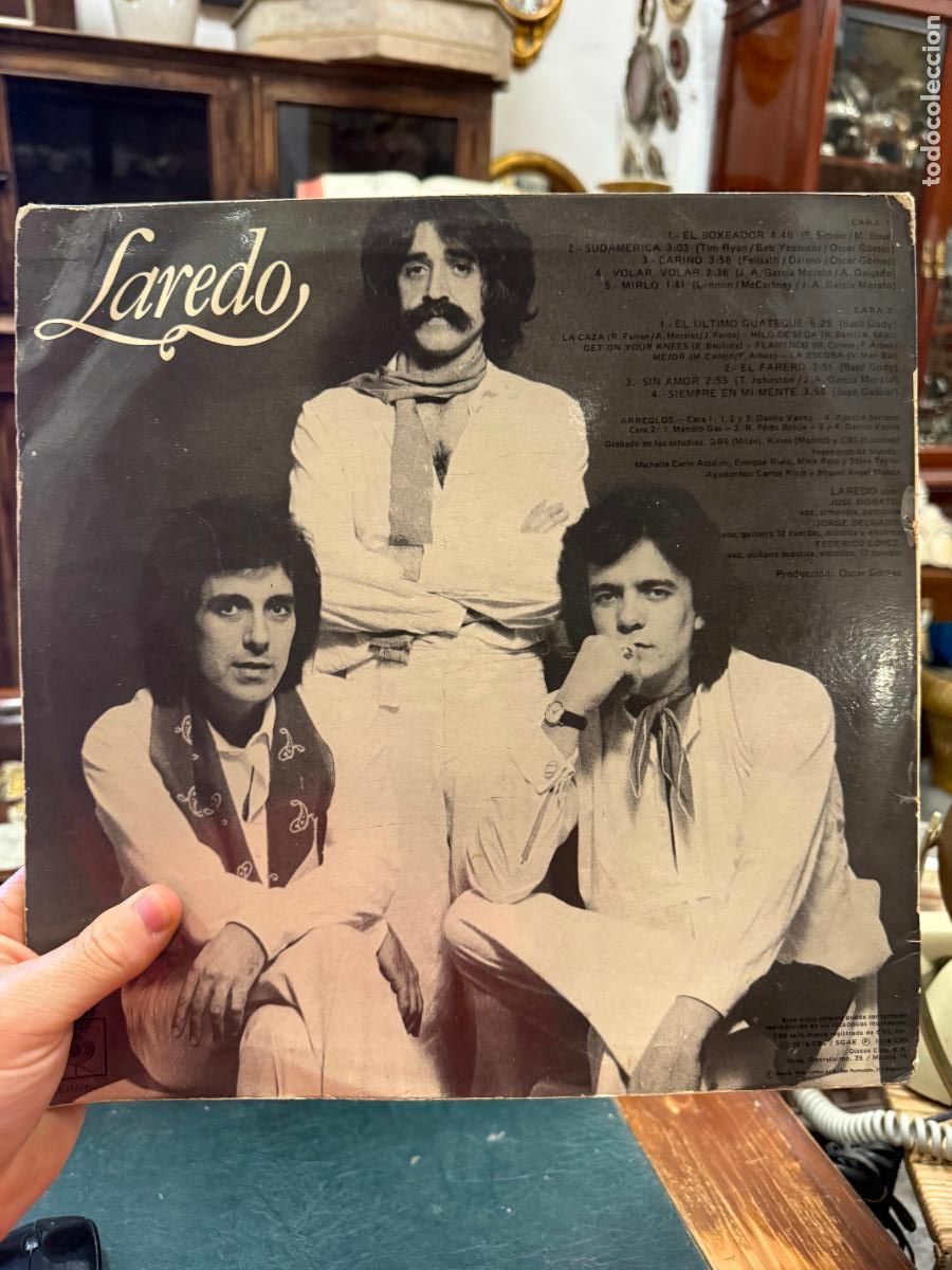 Discos de vinilo: LP LAREDO - INCLUYE EL ULTIMO GUATEQUE - Foto 3