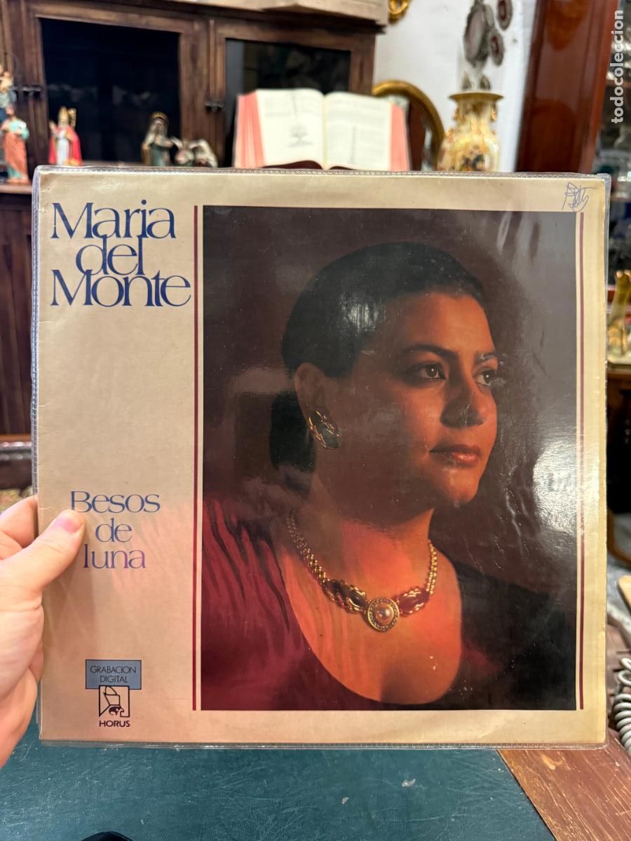 Discos de vinilo: LP MARIA DEL MONTE - BESOS DE LUNA