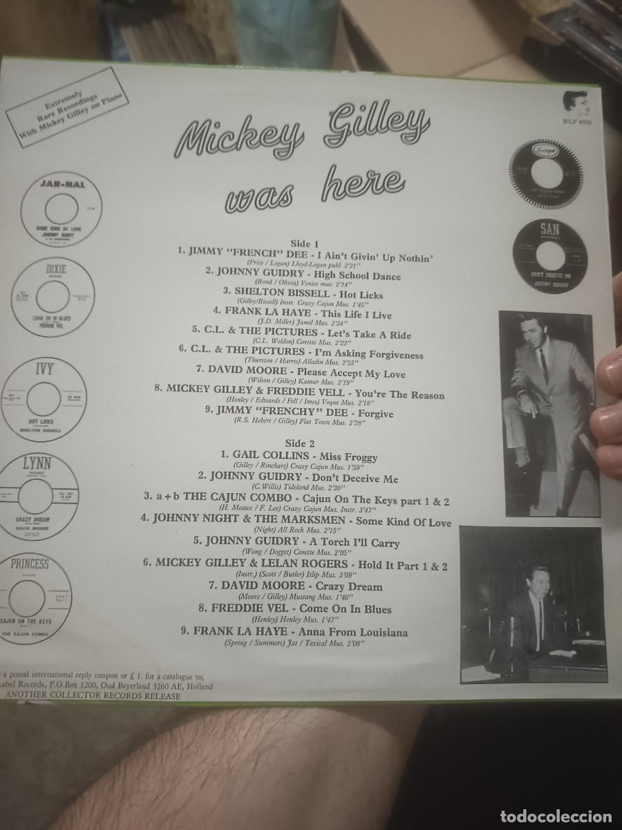 Discos de vinilo: DiSCO LP MICKEY GILLEY WAS HERE - Foto 2