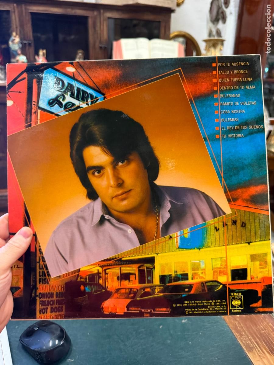 Discos de vinilo: LP MANZANITA - TALCO Y BRONCE - Foto 2