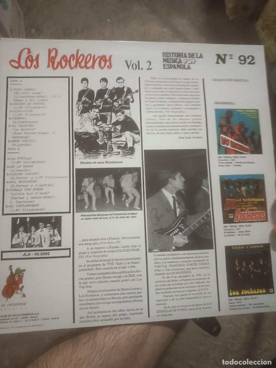 Discos de vinilo: DISCO LP LOS ROCKEROS - Foto 2