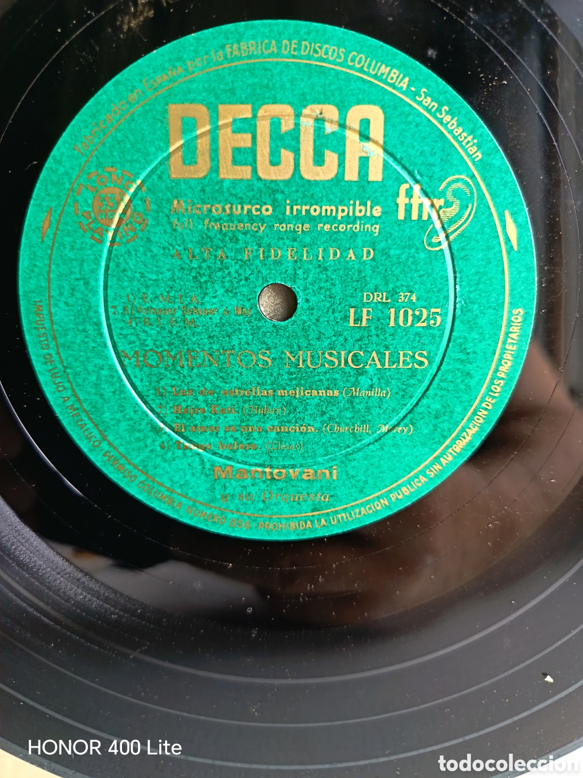 Discos de vinilo: Vinilo 10 Mantovani y su Orquesta - Foto 4