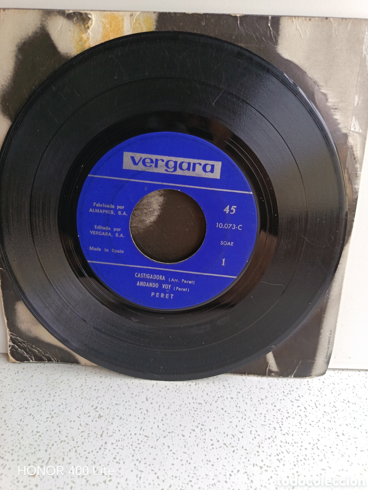 Discos de vinilo: Vinilo 7 Peret EP 4 Temas - Foto 3