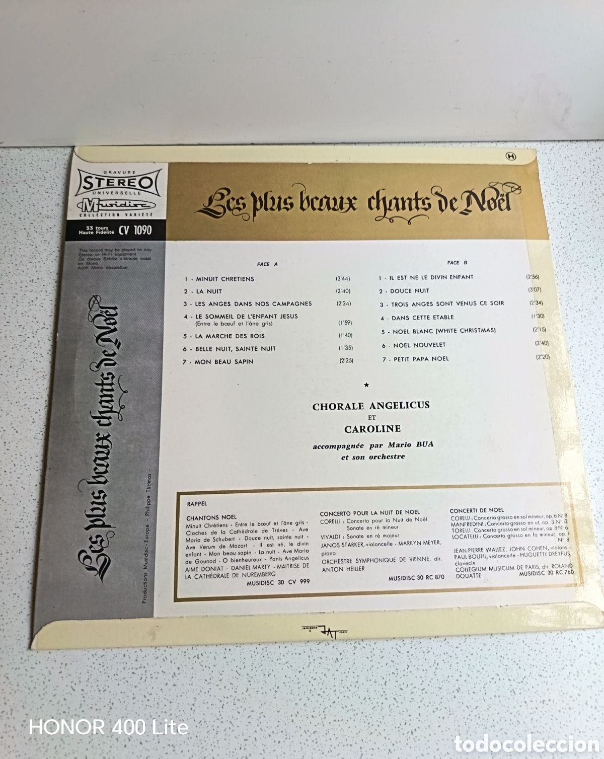 Discos de vinilo: Vinilo 12 Les Plus Beaux Chants de Noel - Foto 2
