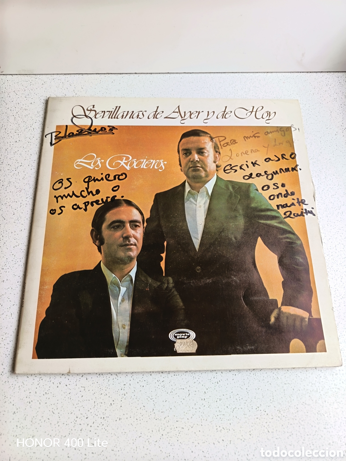 Discos de vinilo: Vinilo Los Rocieros Sevillanas de Ayer y de Hoy