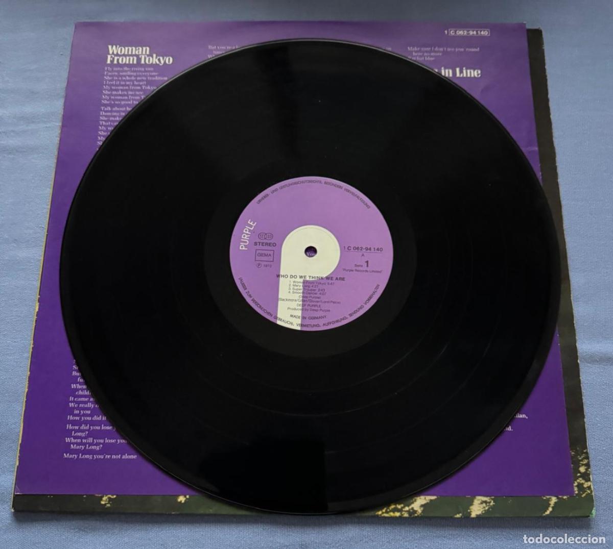 Discos de vinilo: Deep Purple &ndash; Who Do We Think We Are EX EX - Foto 3