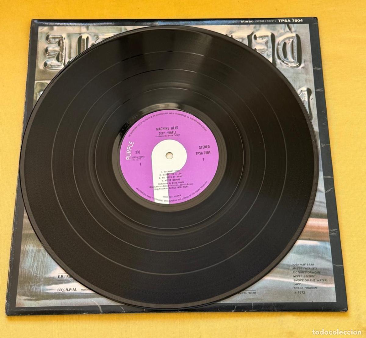 Discos de vinilo: Deep Purple 33t Machine Head (UK 1972 EX EX
