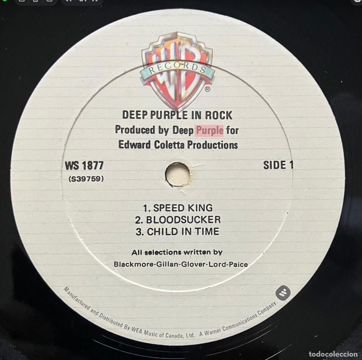 Discos de vinilo: Deep Purple 33t In rock Canada - Foto 2