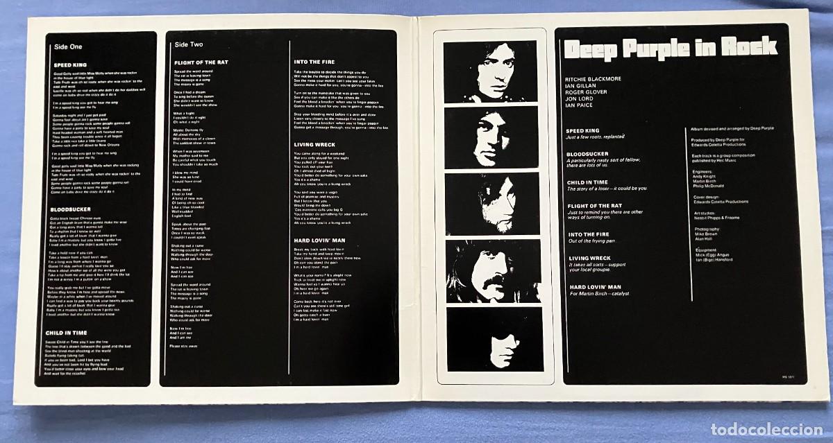Discos de vinilo: Deep Purple 33t In rock Canada - Foto 4