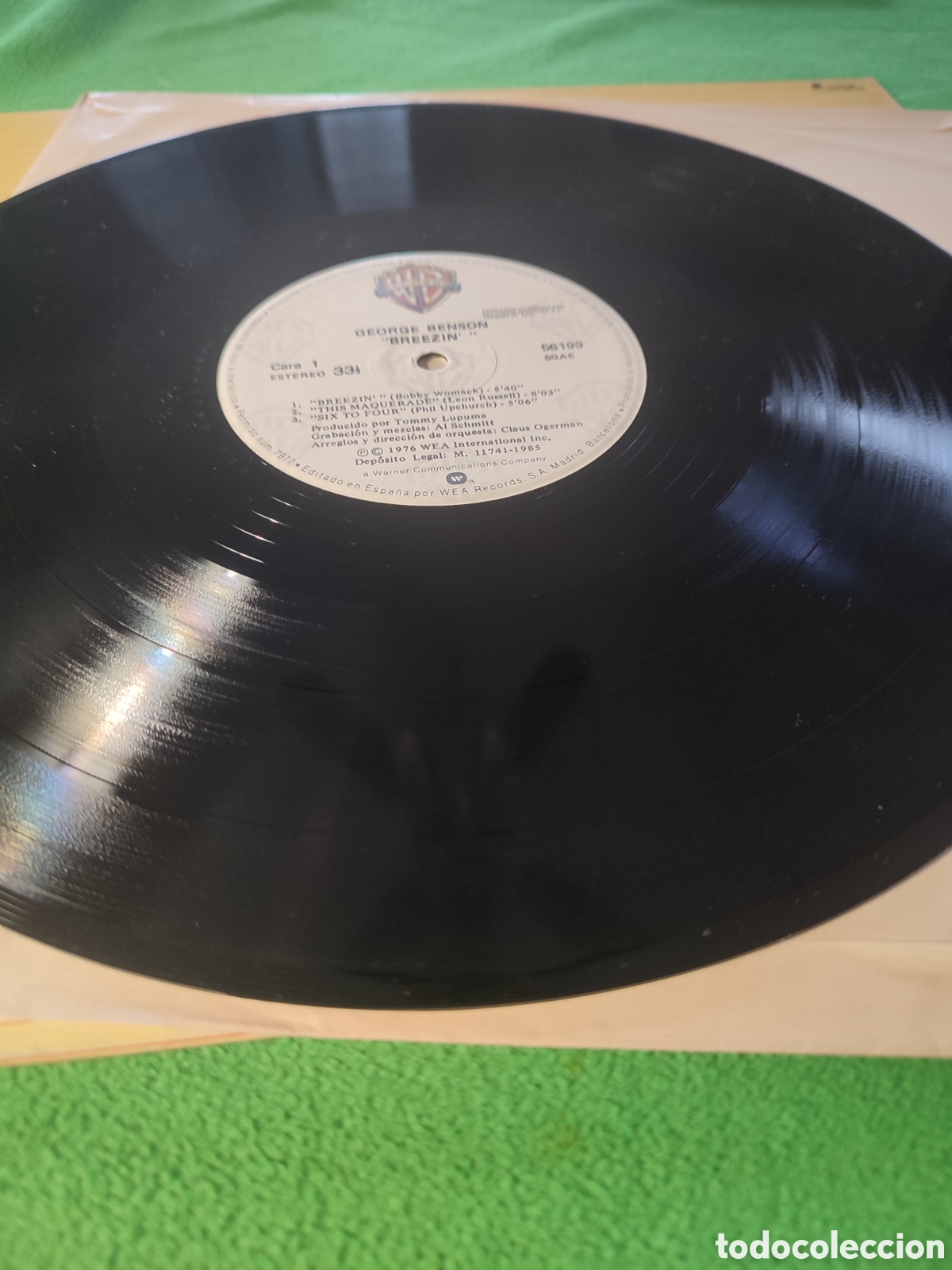 Discos de vinilo: George Benson - Breezin Reedici&oacute;n 1985 - Foto 3