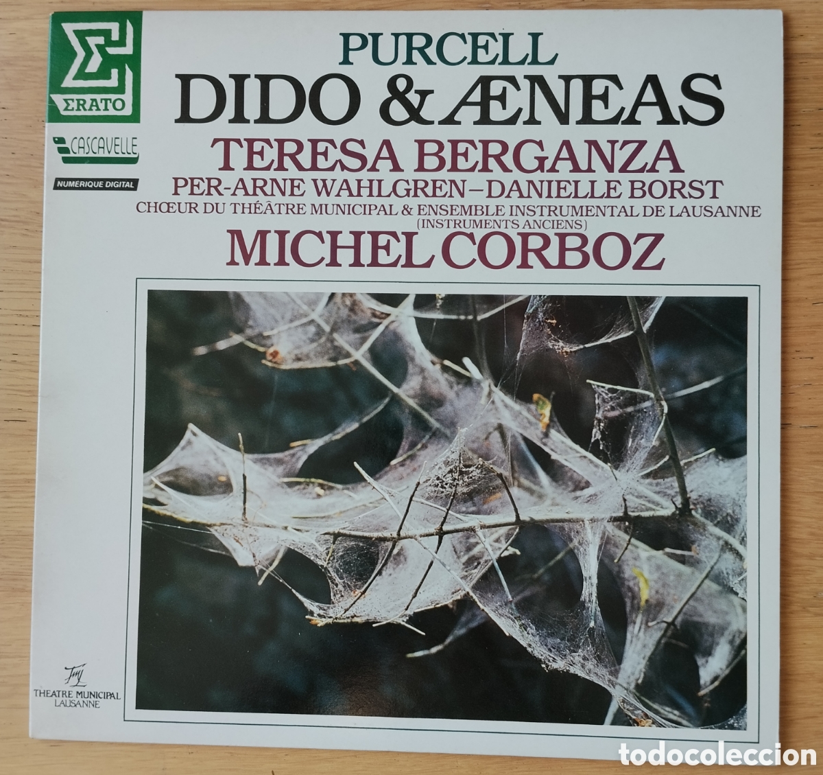 Discos de vinilo: HENRY PURCELL: &rdquo;DIDO AND AENEAS&rdquo; LP VINILO - TERESA BERGANZA