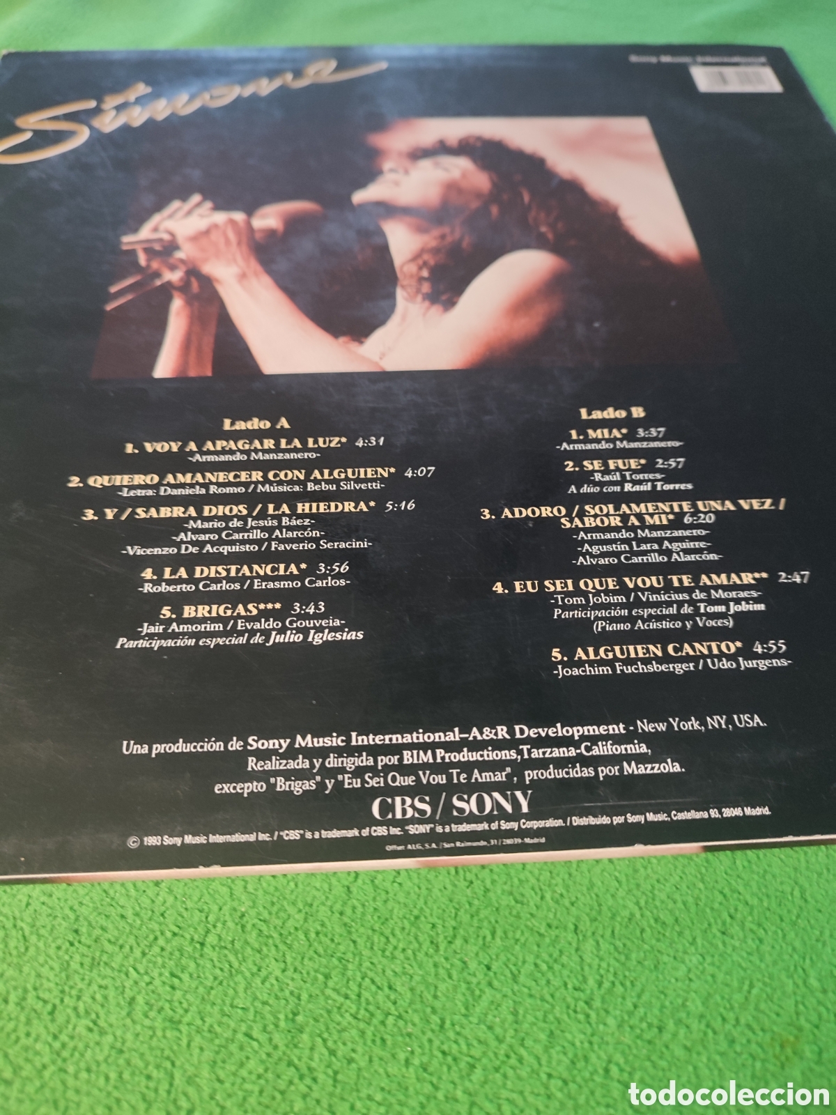 Discos de vinilo: Simone - La distancia Edicion 1993 - Foto 4