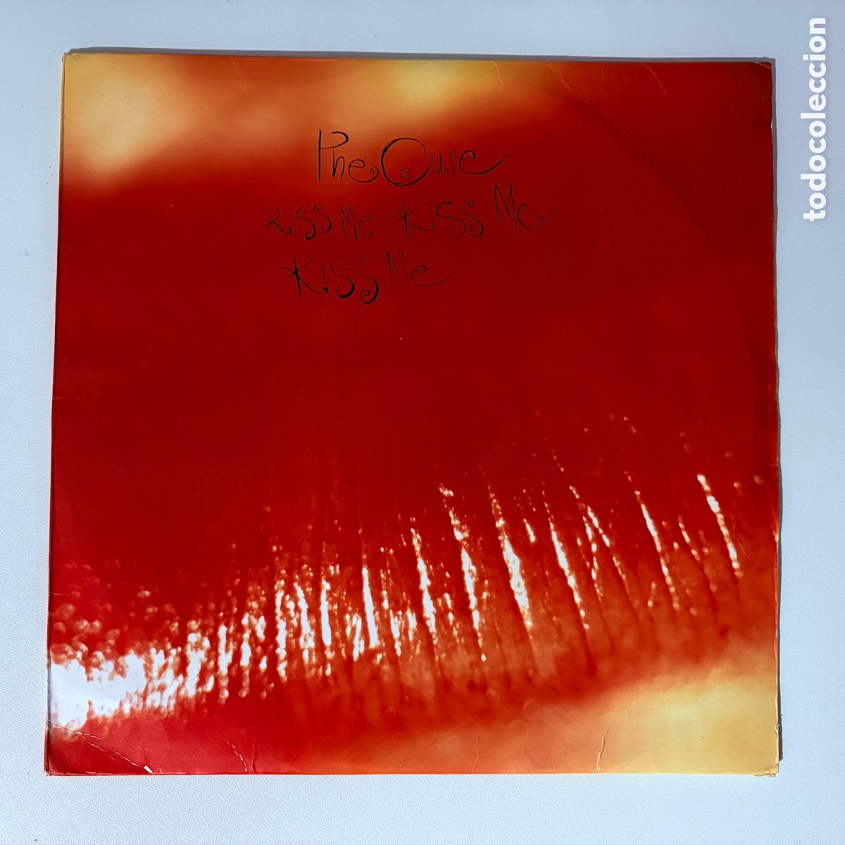 Discos de vinilo: doble lp The Cure &lrm;&ndash; Kiss Me, Kiss Me, Kiss Me edicion espa&ntilde;ola de 1987
