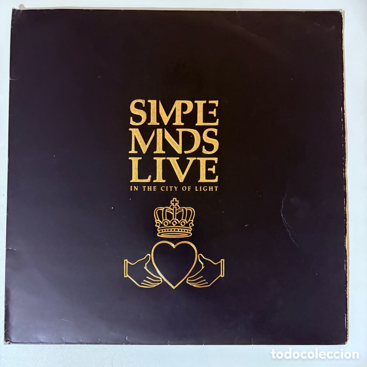 Discos de vinilo: doble lp Simple Minds &lrm;&ndash; Live In The City Of Light edicion espa&ntilde;ola de 1987