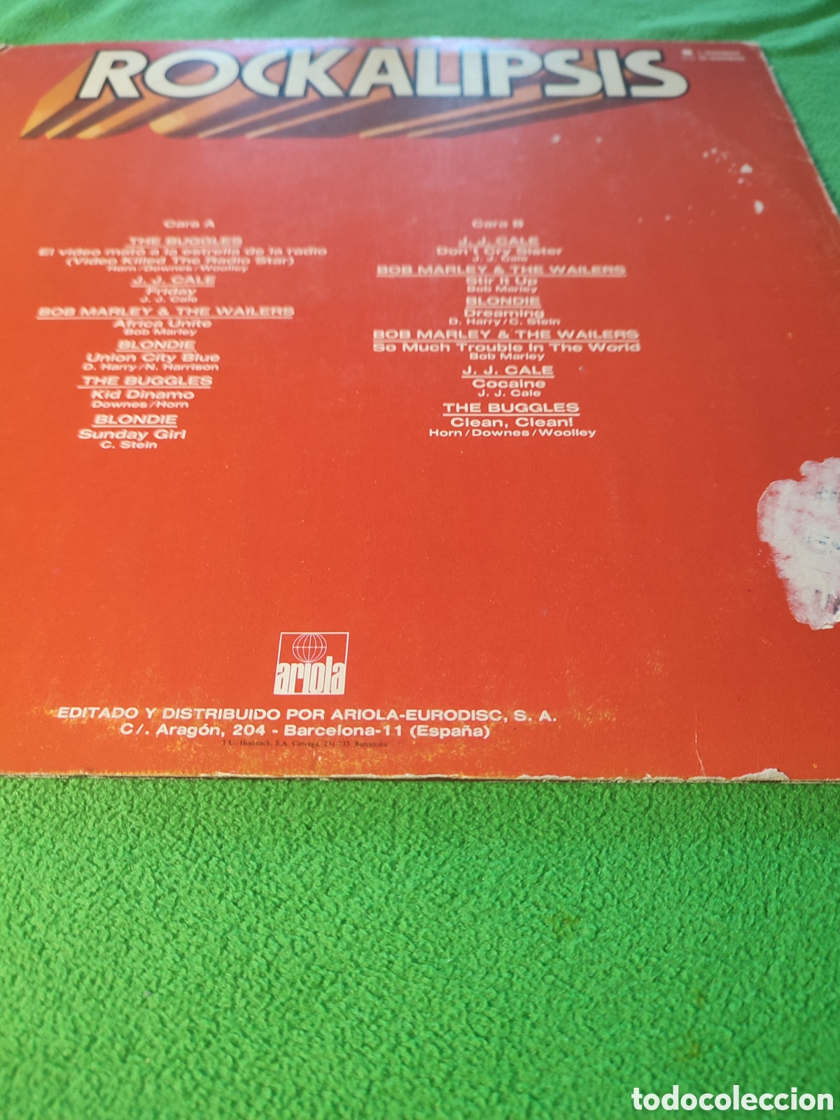 Discos de vinilo: Rockalipsis - The Buggles- B Marley-Blondie- - Foto 2