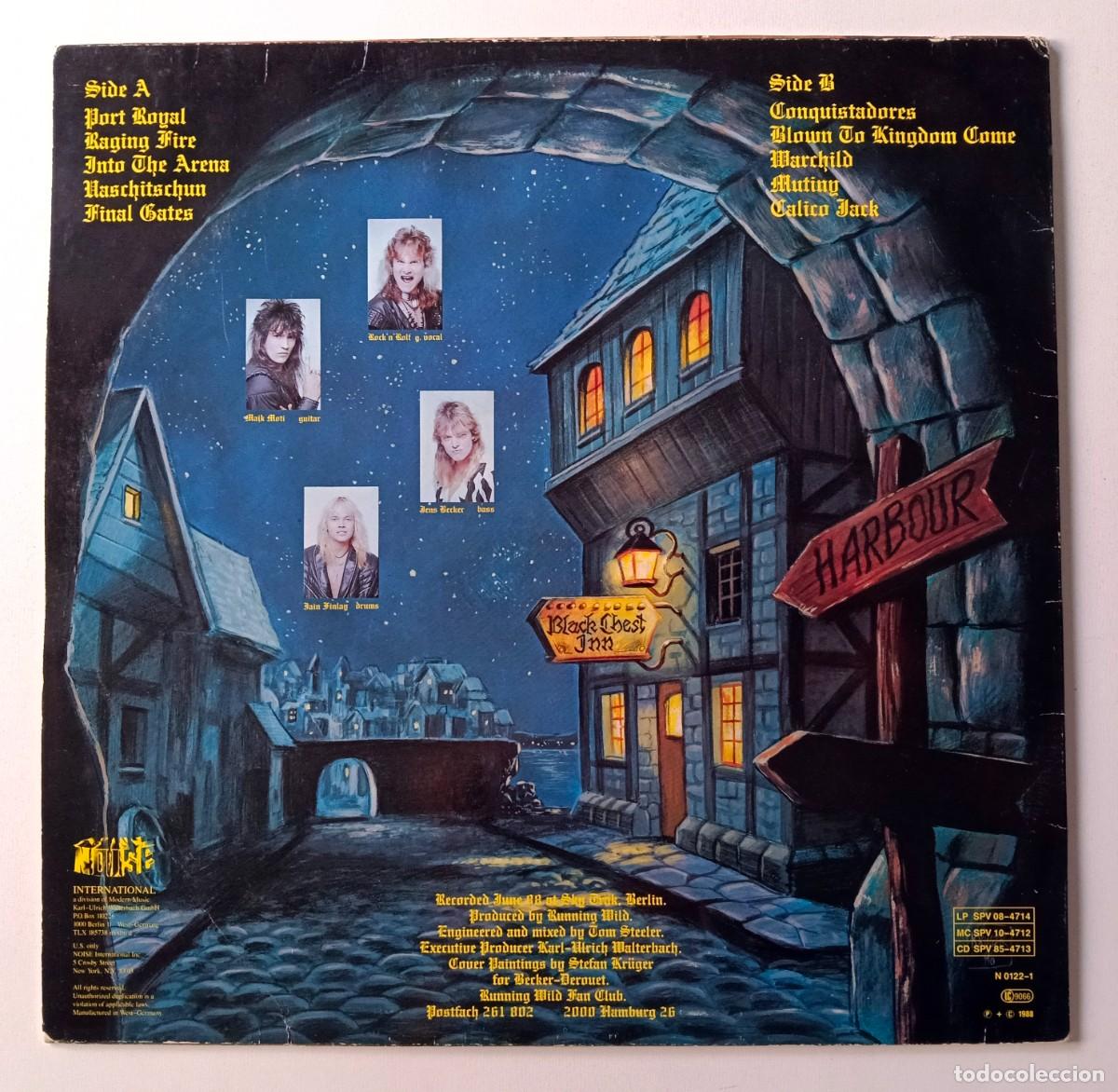 Discos de vinilo: LP RUNNING WILD - PORT ROYAL - Foto 2