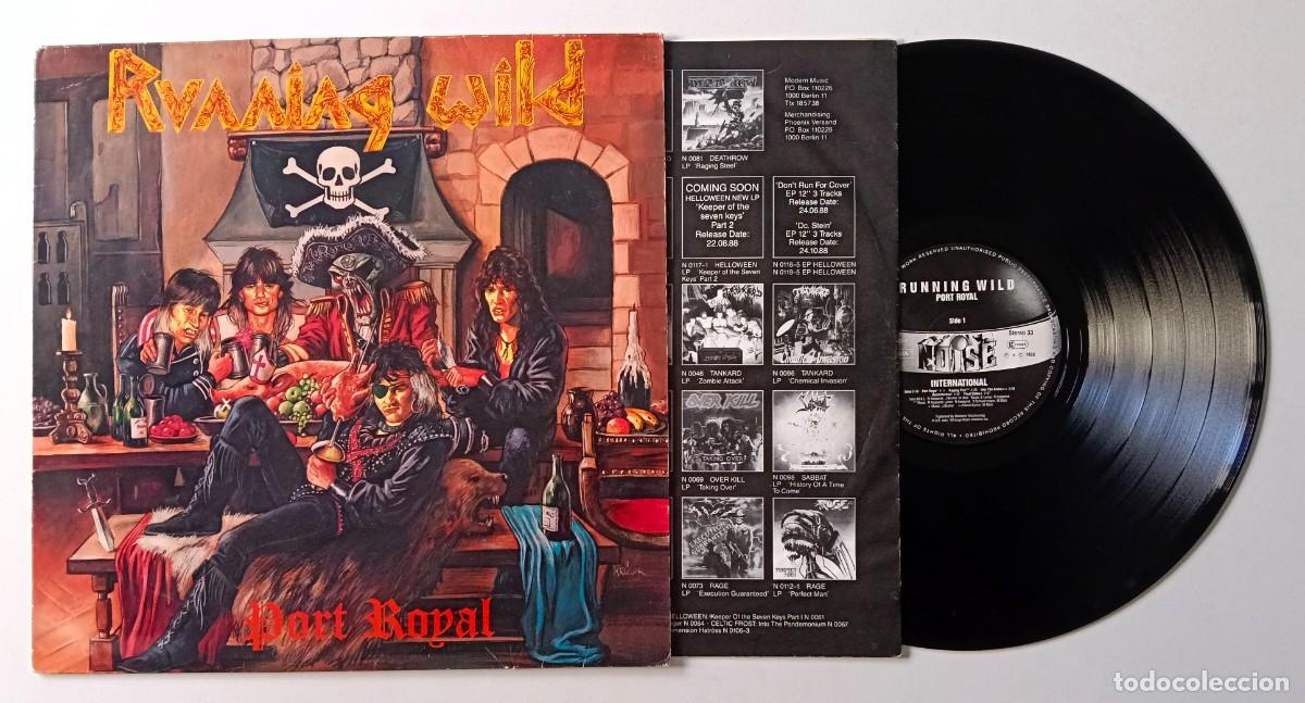 Discos de vinilo: LP RUNNING WILD - PORT ROYAL - Foto 3