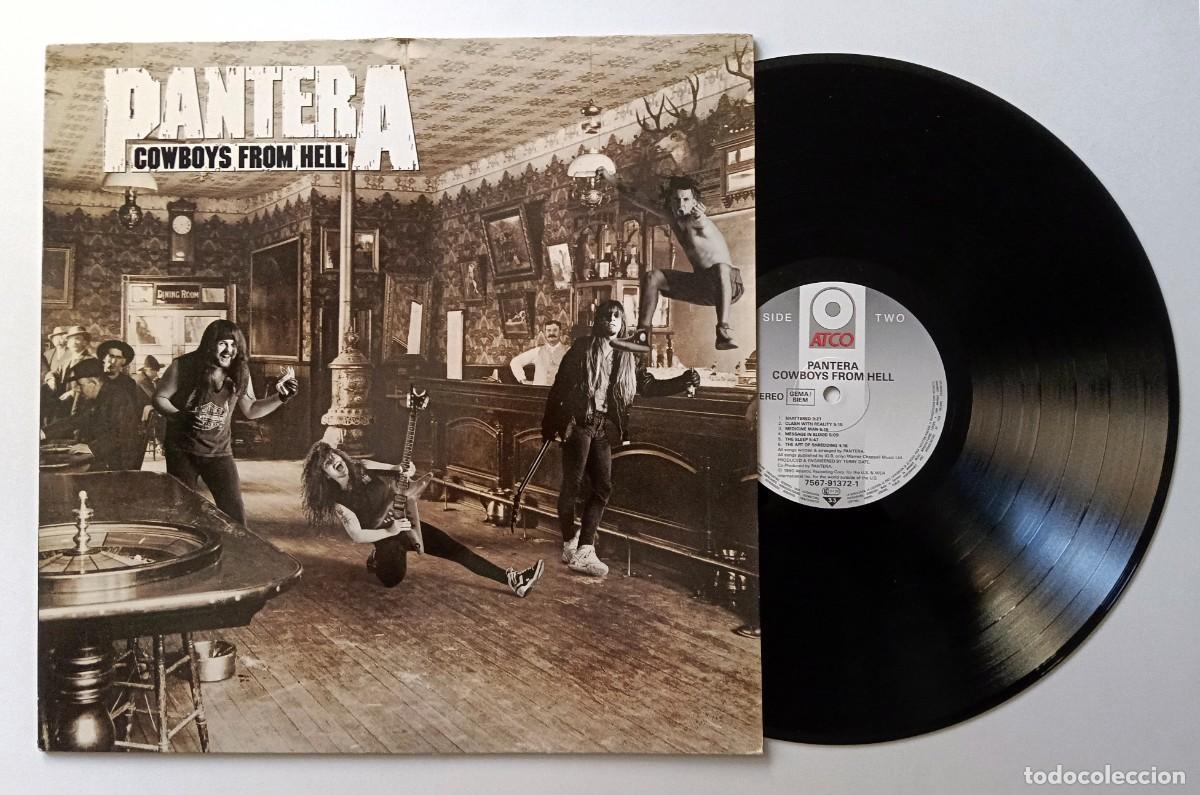 Discos de vinilo: LP PANTERA - COWBOYS FROM HELL - Foto 3