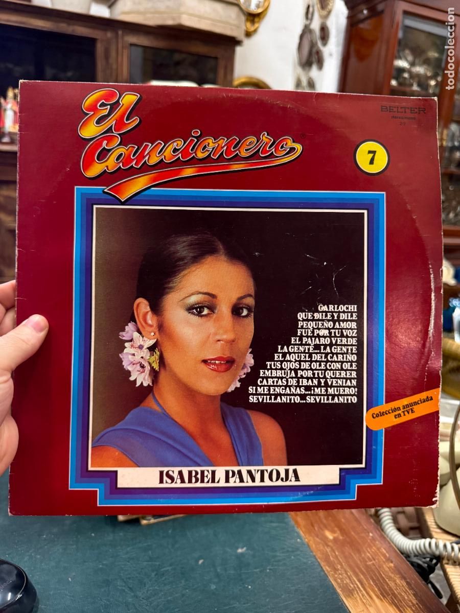 Discos de vinilo: LP ISABEL PANTOJA - EL CANCIONERO - Foto 1