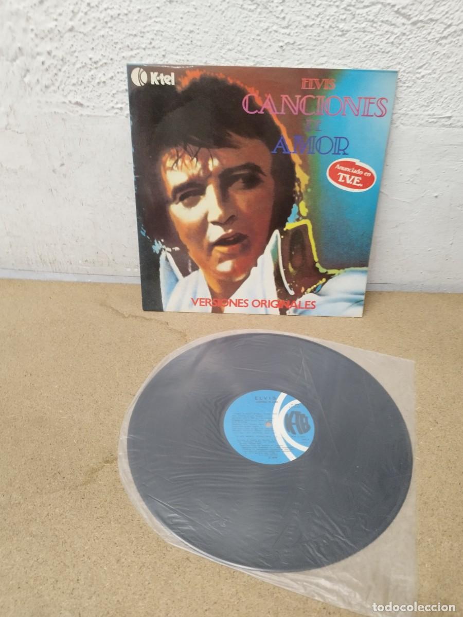 Discos de vinilo: Elvis Presley &ndash; Elvis Love Songs (20 Original Songs). K-TEL. Vinilo lp disco en muy buen estado.