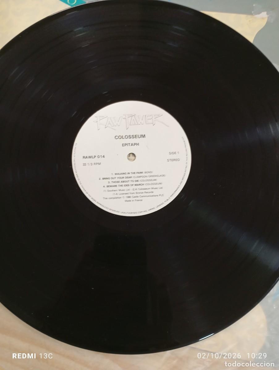Discos de vinilo: Lp - Recopilatorio - Colosseum &ndash; Epitaph - Rock Progresivo - Gran copia - Foto 5
