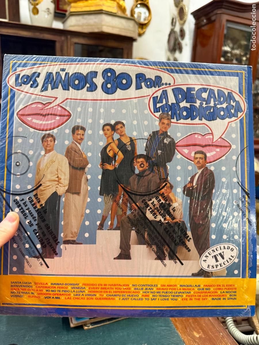 Discos de vinilo: LP LOS A&Ntilde;OS 80 POR... LA DECADA PRODIGIOSA