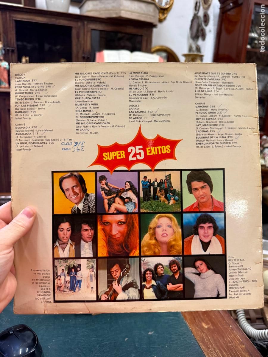 Discos de vinilo: LP SUPER ESPA&Ntilde;OL - SUPER 25 EXITOS - Foto 3