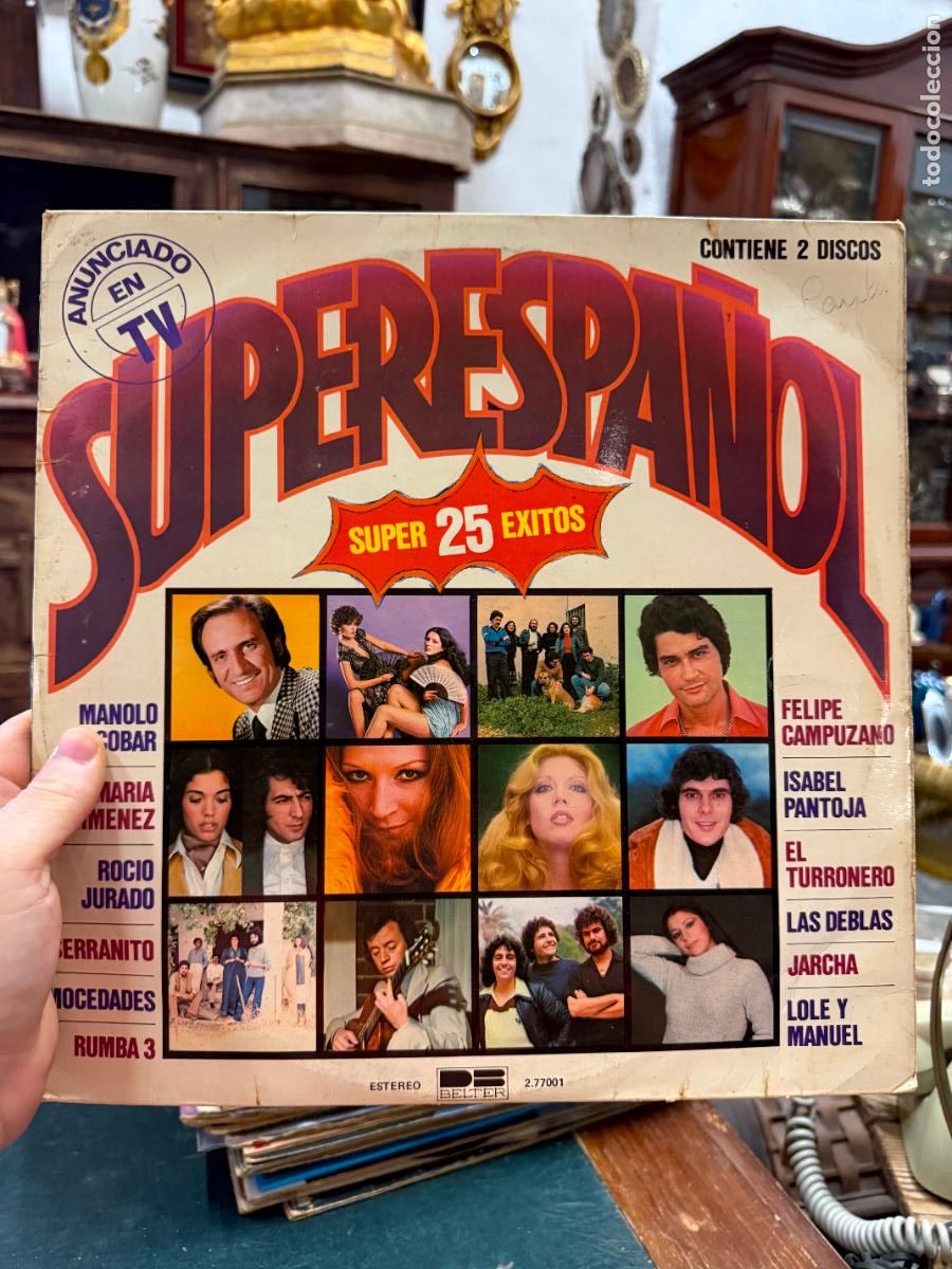 Discos de vinilo: LP SUPER ESPA&Ntilde;OL - SUPER 25 EXITOS