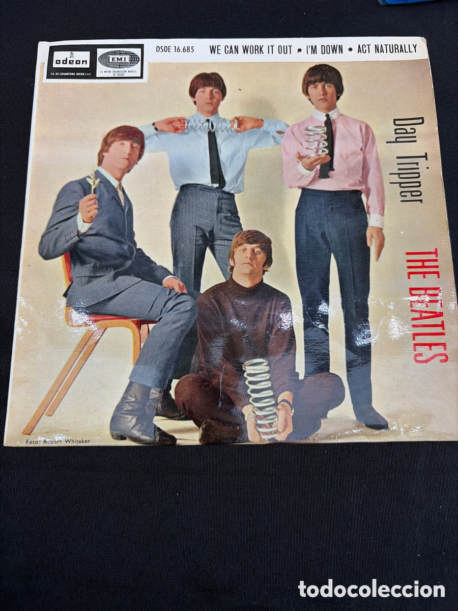 Discos de vinilo: THE BEATLES - DAY TRIPPER + 3 EP SPAIN 1966 DSOE 16.685