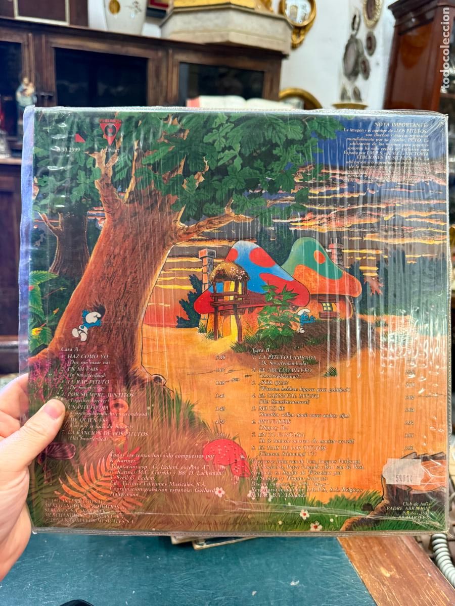Discos de vinilo: LP EL PADRE ABRAHAM Y SUS PITUFOS - Foto 2