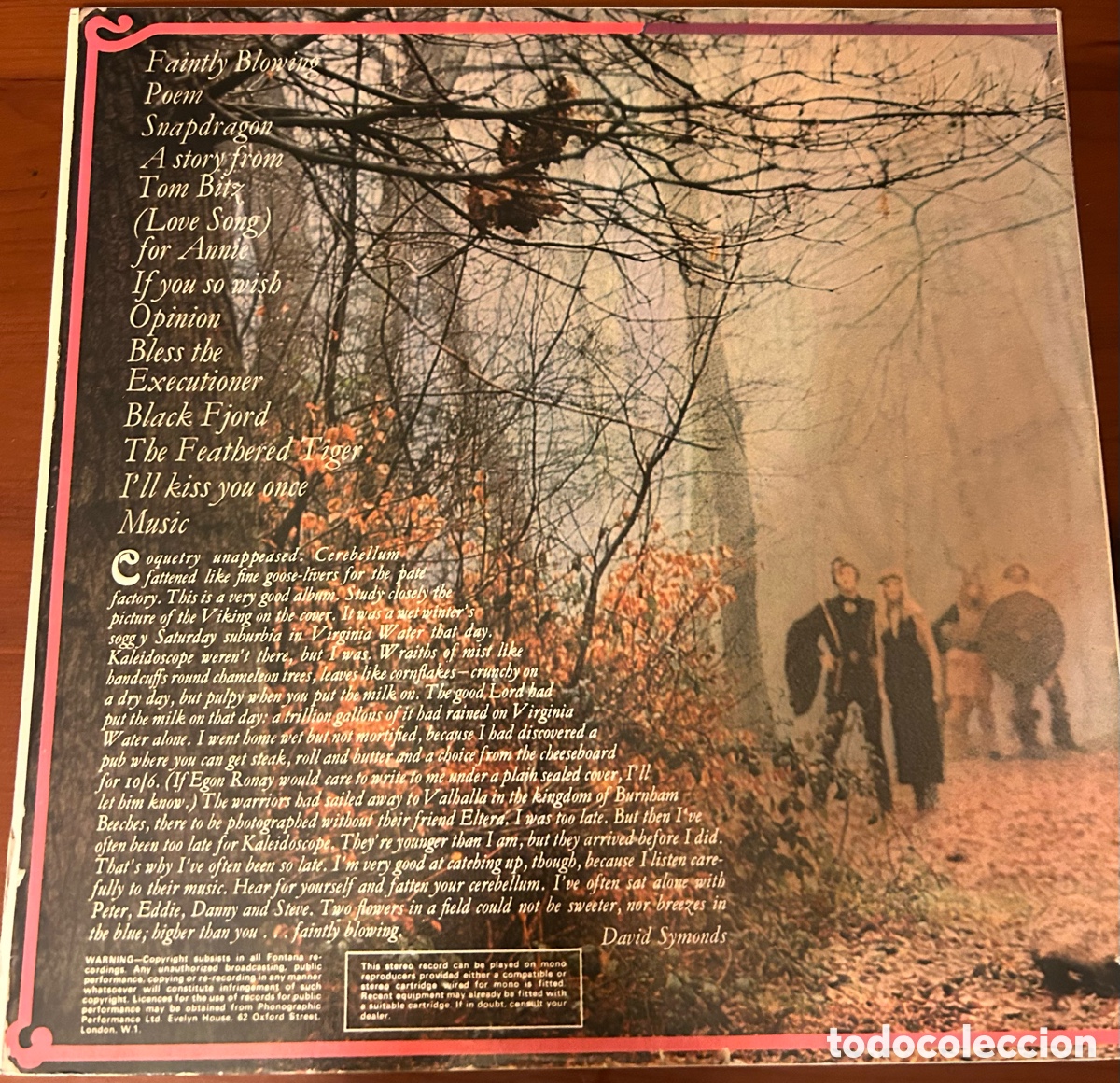 Discos de vinilo: Kaleidoscope - Faintly blowing LP - Foto 2