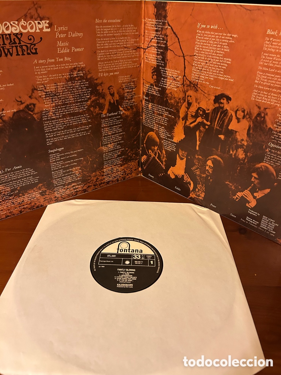 Discos de vinilo: Kaleidoscope - Faintly blowing LP - Foto 3