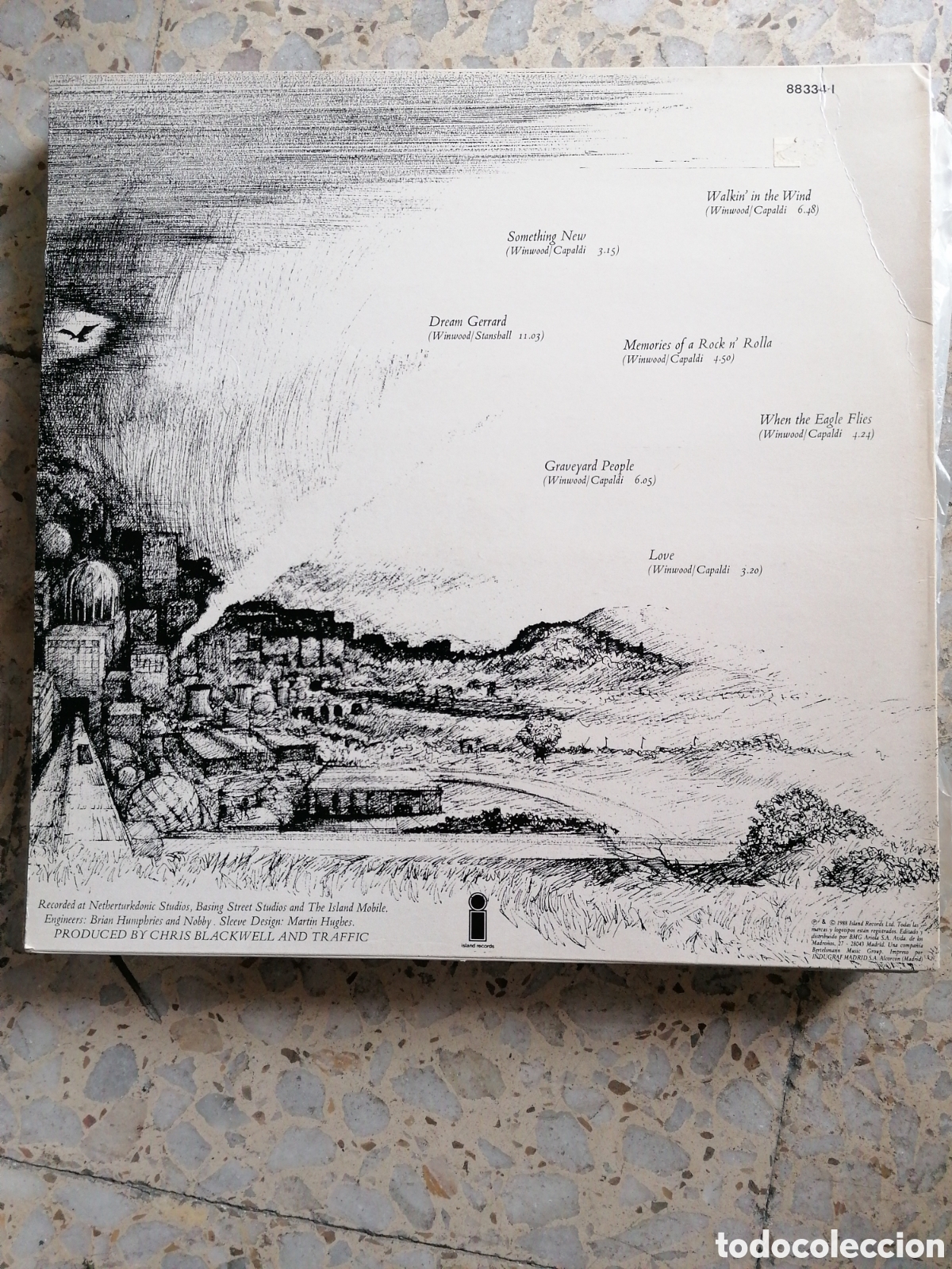 Discos de vinilo: LP TRAFFIC WHEN THE EAGLE FLIES 1988 ESPA&Ntilde;A EX - Foto 2