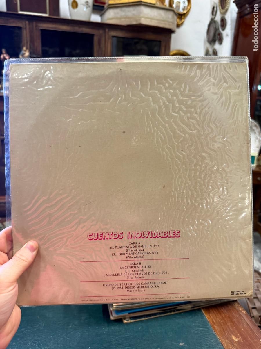 Discos de vinilo: LP CUENTOS INOLVIDABLES - Foto 2