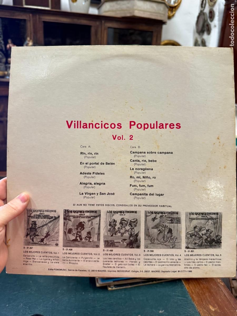 Discos de vinilo: LP VILLANCICOS POPULARES VOL. 2 - Foto 2