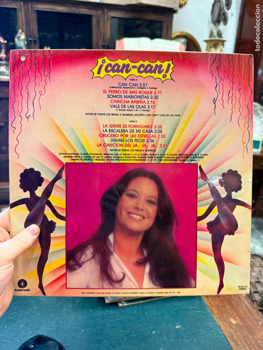 Discos de vinilo: LP TERESA RABAL - &iexcl;CAN-CAN! - Foto 2