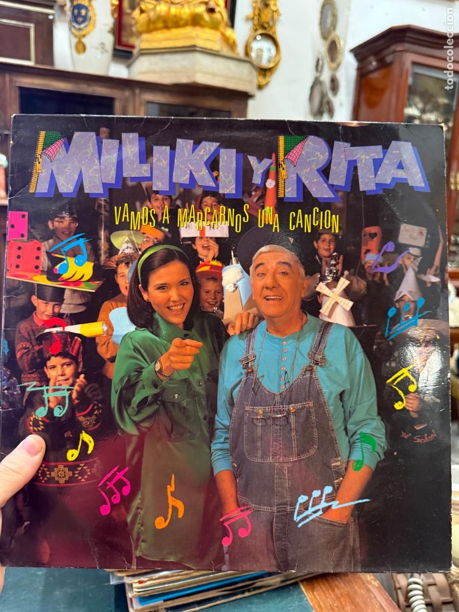 Discos de vinilo: LP MILIKI Y RITA - VAMOS A MARCARNOS UNA CANCION