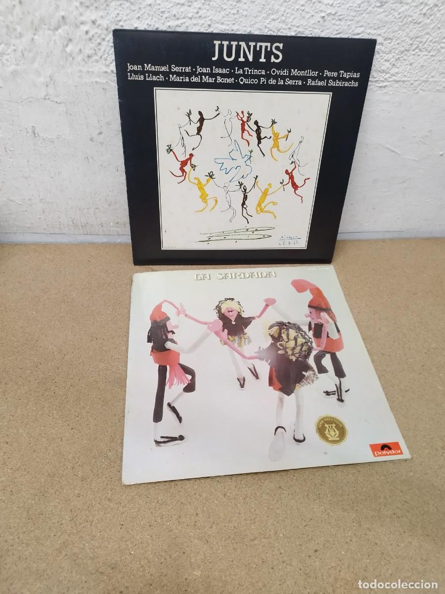 Discos de vinilo: Lote 2 Vinilos LP M&uacute;sica Catalana: Junts y La Sardana. Vinilo lp.