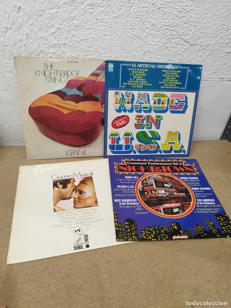 Discos de vinilo: Lote 4 Discos de Vinilo LP - Cl&aacute;sicos, Pop y Orquestal (A&ntilde;os 60/80). Vinilo lp.