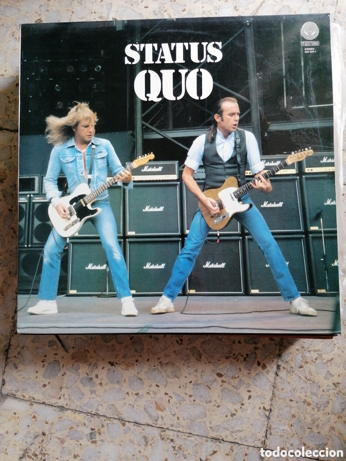 Discos de vinilo: LP STATUS QUO 1990 ESPA&Ntilde;A VERTIGO EX - Foto 1