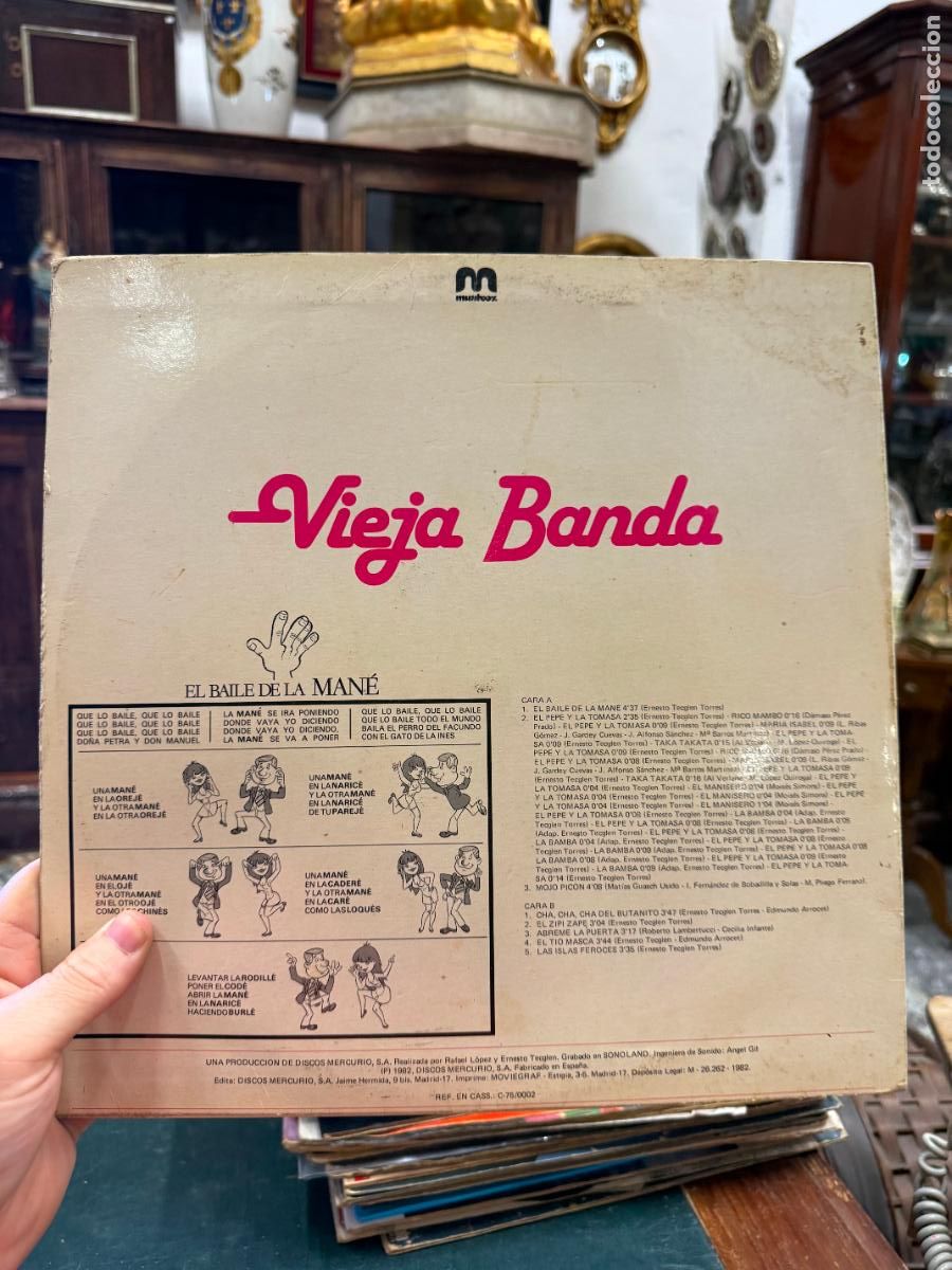Discos de vinilo: LP EL VIAJE DE LA MAN&Eacute; - Foto 2