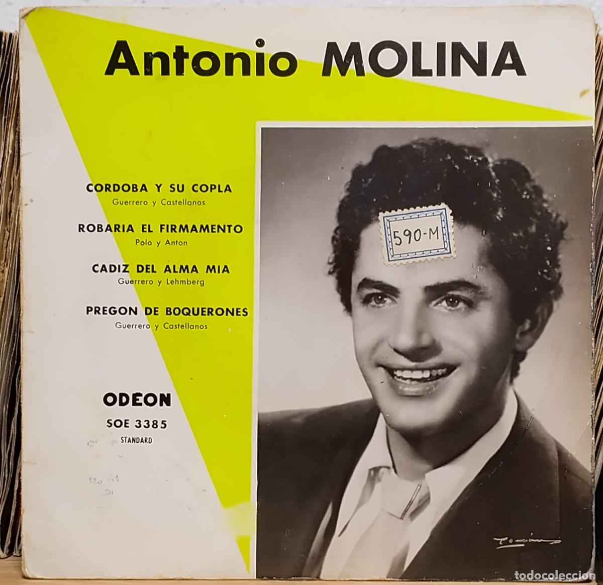 Discos de vinilo: Antonio Molina / impreso en Francia