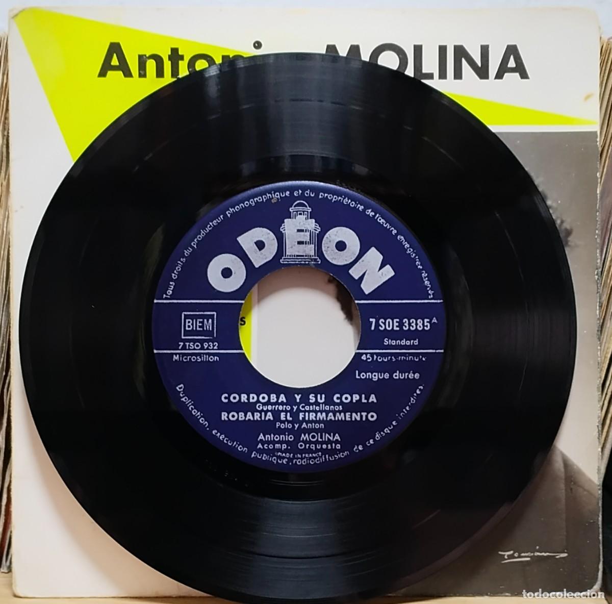 Discos de vinilo: Antonio Molina / impreso en Francia - Foto 3
