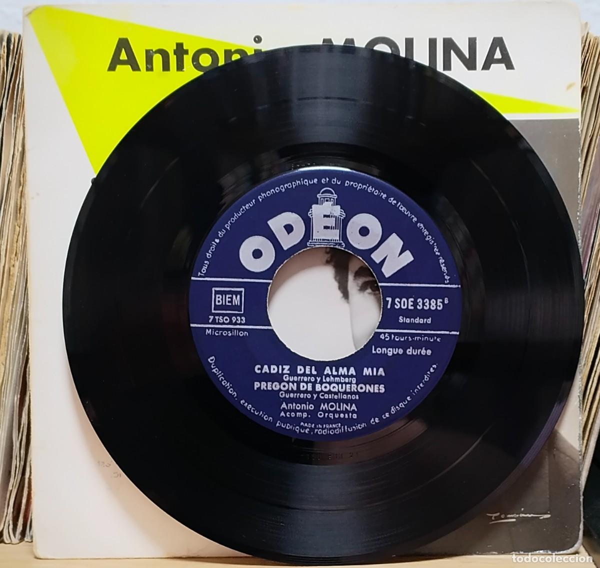 Discos de vinilo: Antonio Molina / impreso en Francia - Foto 4